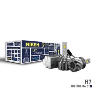 24.000 Lümen LED XENON NOVA SERISI H7 90W NIKEN 0120060401 90W H7 Led Xenon Far Ampulü
