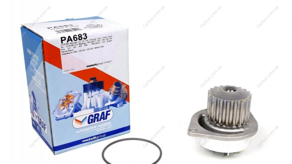 GRAF PA683 DEVİRDAİM 106-206-307-C2-C3-C4-SAXO-XSARA-BERLINGO-PARTNER 1.6 16V-DFM SUCCE 1.6 16V (09-13)(TU5JP4)