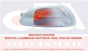 SİNYAL LAMBASI DUYSUZ SOL PALIO-SIENA MARS 520356